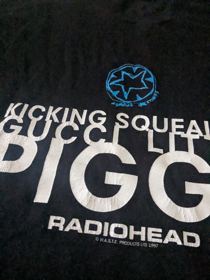 Radiohead – Vintage WASTE Paranoid Android Piggy T-Shirt – XL