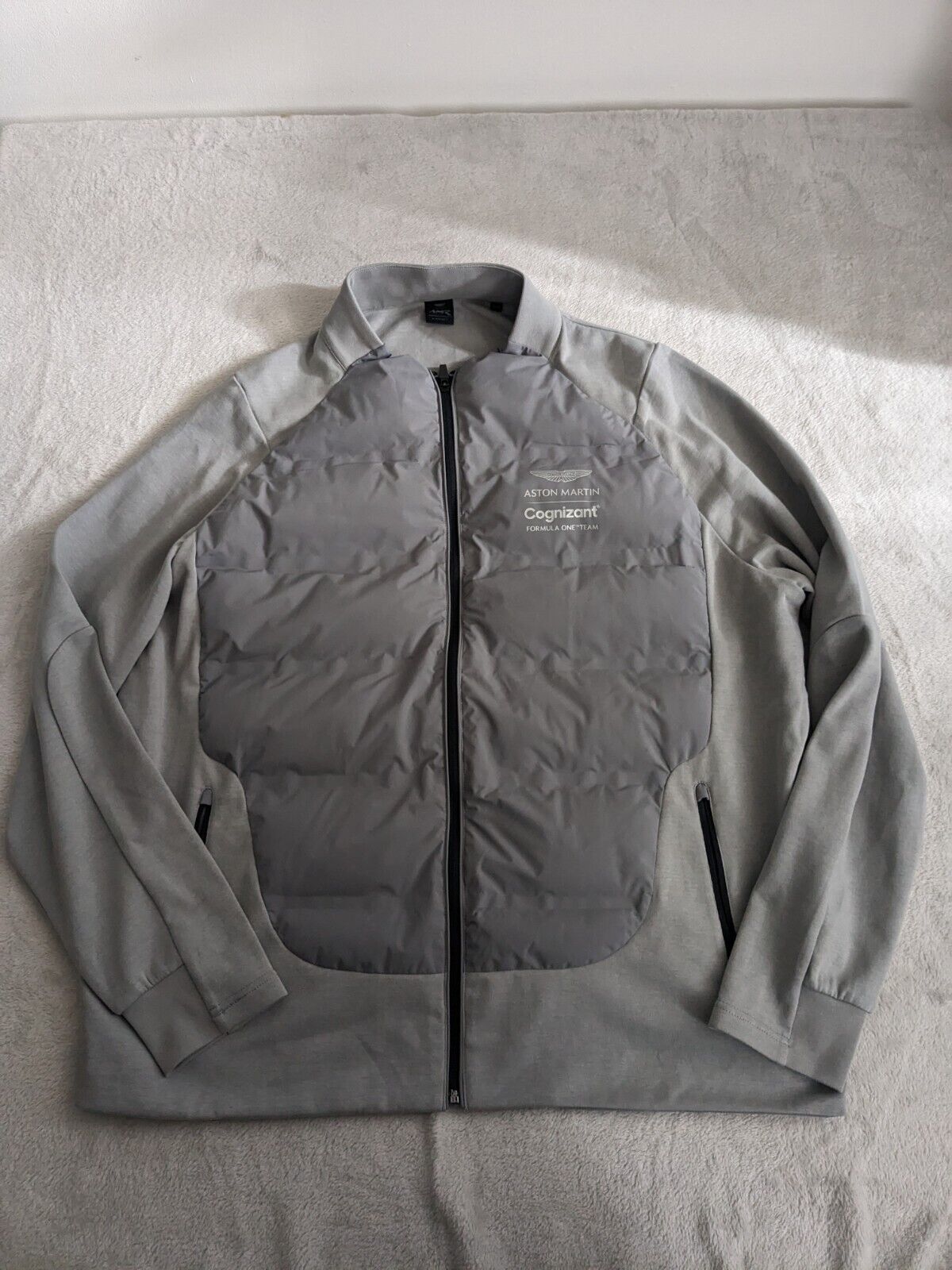 Aston Martin F1 Hackett - Hybrid Jacket - Grey - XXXL