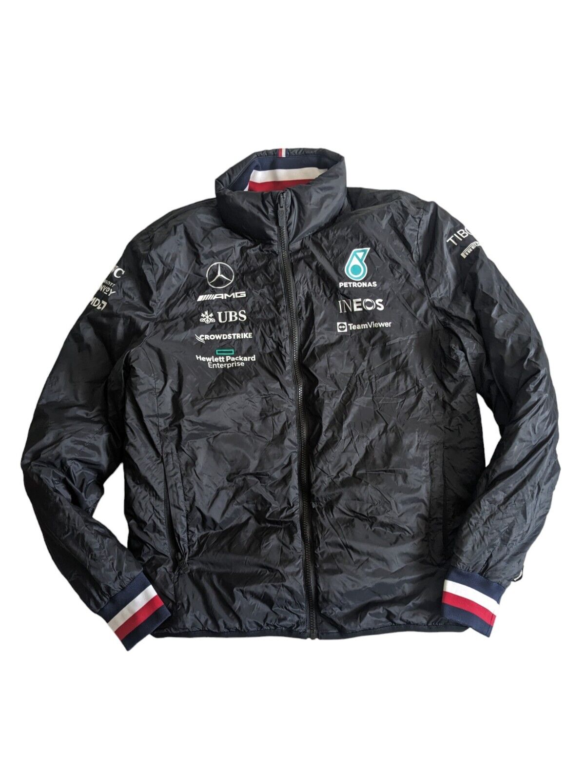 Mercedes F1 - Team Issue Tommy Hilfiger Bomber Padded Jacket - Medium