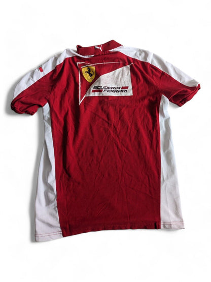 Ferrari F1 - Team Issue Zip Up Polo Shirt - Small