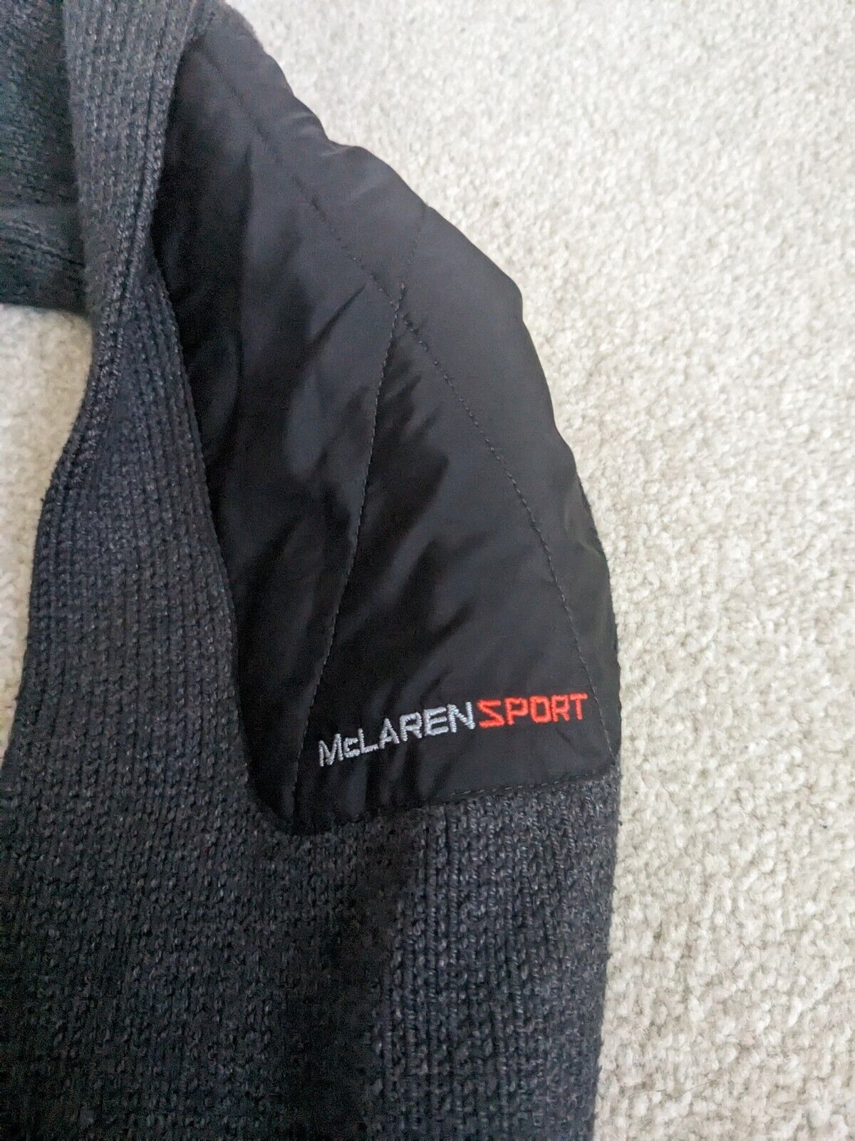 Mclaren Mercedes Formula One F1 1/4 Zip Jacket Fleece Large