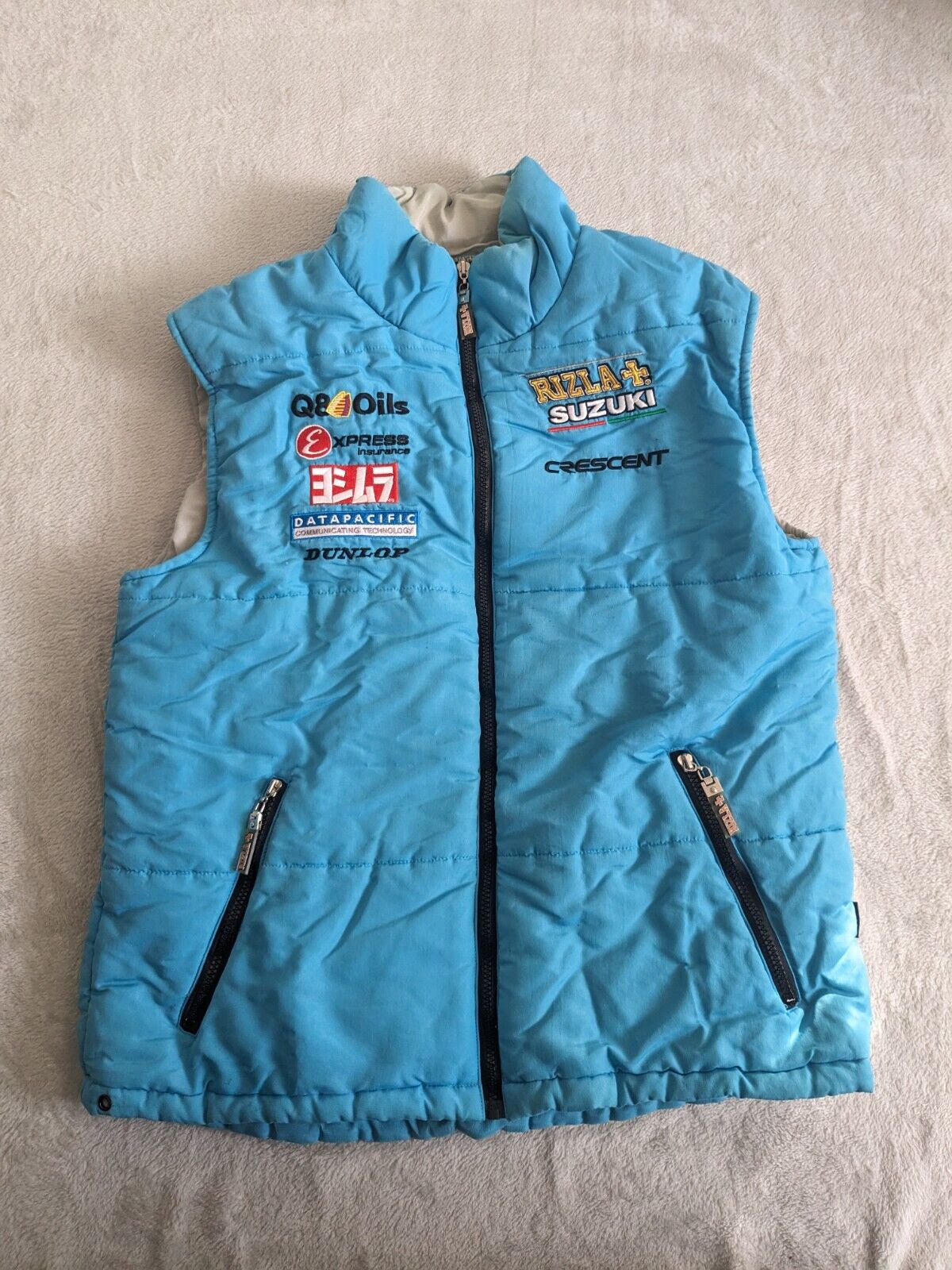 Vintage Suzuki Rizla - Gilet Jacket - Medium